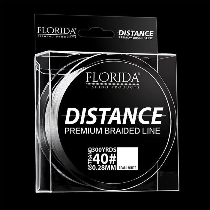 Distance Premium Braided Line | Pearl White